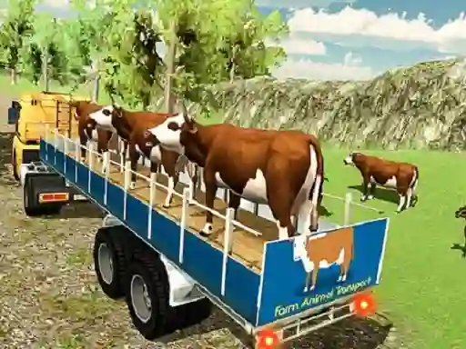 Offroad Animal Truck Transport — free online game