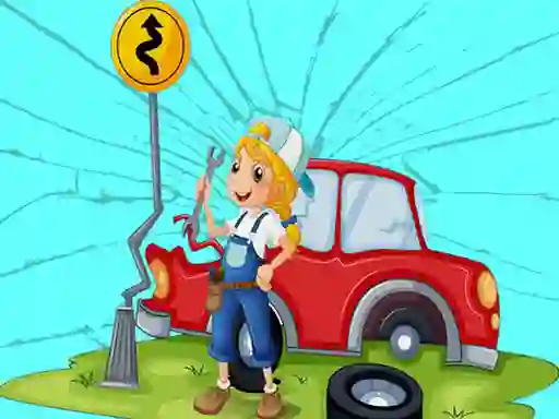 Broken Cars Jigsaw — free online game