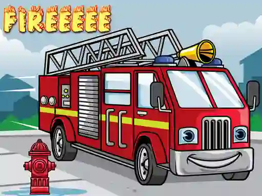 Fire Truck Jigsaw — free online game