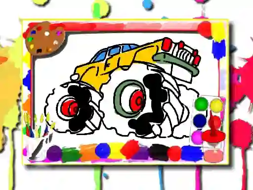 Monster Truck Coloring Book — free online game
