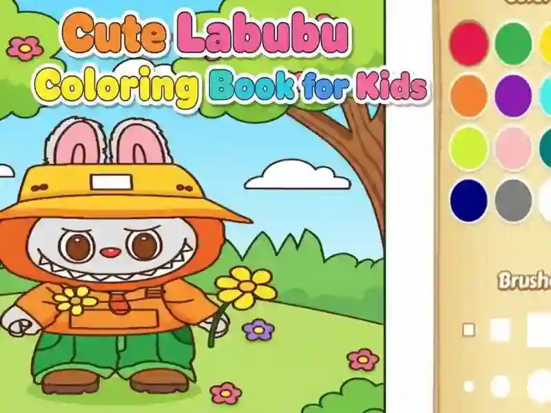 Cute Labubu Coloring Book for Kids Cute Labubu Coloring Book for Kids