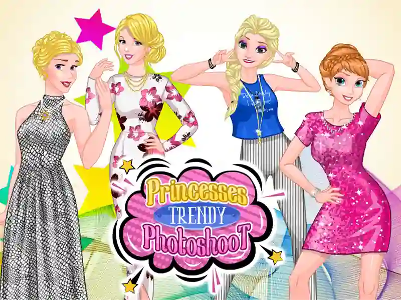 Princesses Trendy Photoshoot — free online game