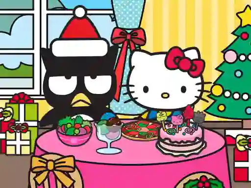 Hello Kitty and Friends Xmas Dinner — free online game