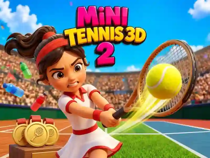 Cluiche Mini Tennis 3D 2 ar líne