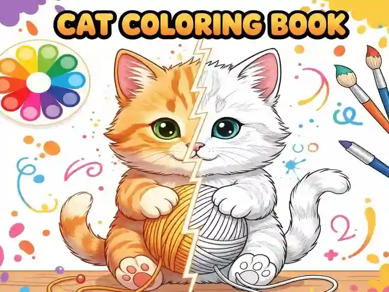 Cat Coloring Book