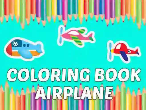 Coloring Book Airplane — free online game