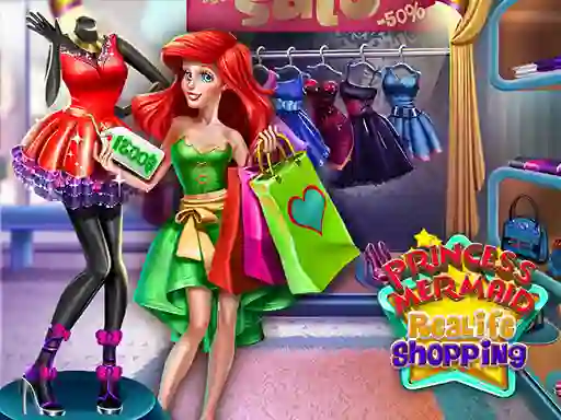Princess Mermaid Realife Shopping เกมออนไลน์