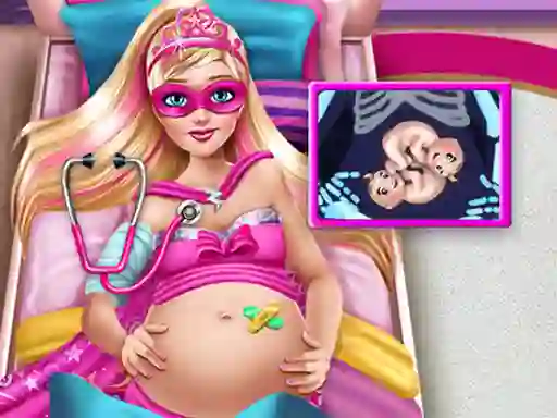 Superhero Pregnant Emergency — free online game