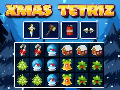 Xmas Tetriz — free online game