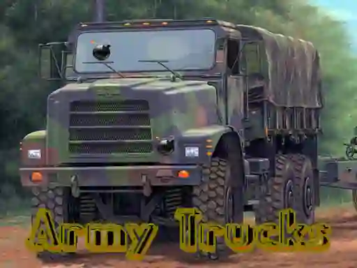 Army Trucks Hidden Objects — free online game