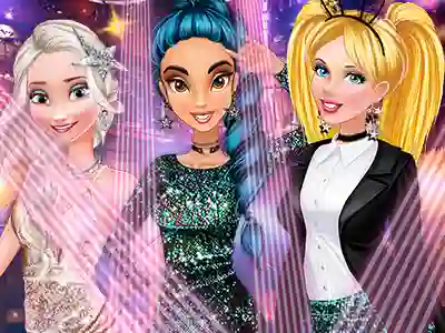 თამაში Princess Night Out in Hollywood ონლაინ