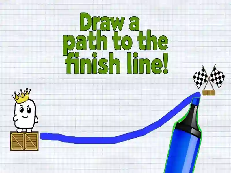 Draw a path to the finish line!