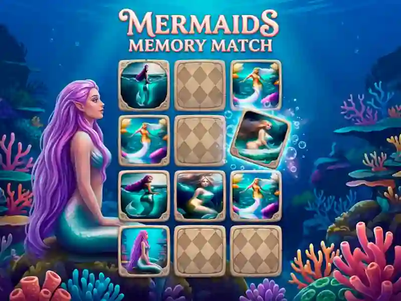 खेल Mermaids Memory Match ऑनलाइन