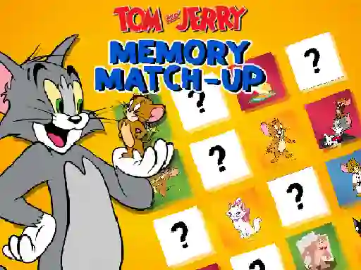 Tom and Jerry Memory Match Up — free online game