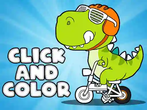 Click And Color Dinosaurs — free online game