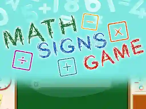 Math Signs Game — free online game