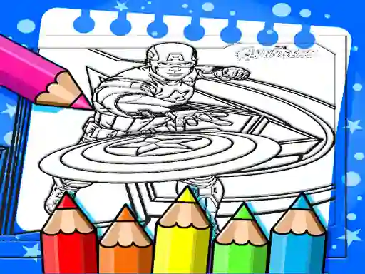 Captain America Coloring Book  – ingyenes online játék