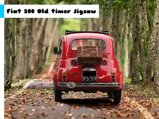 Fiat 500 Old Timer Jigsaw — free online game
