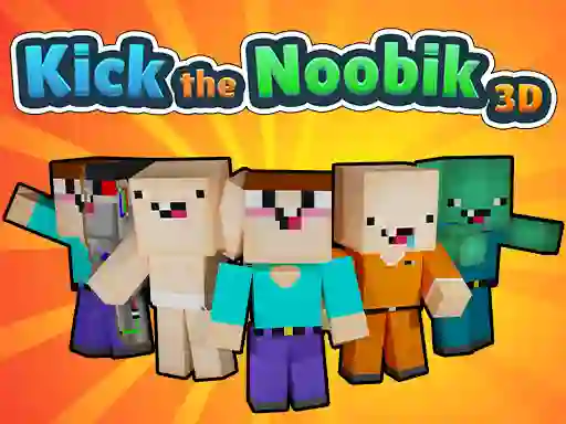 Kick the Noobik 3D — free online game