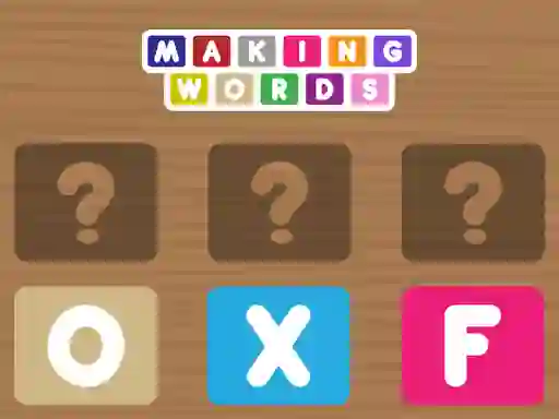 Making Words — free online game