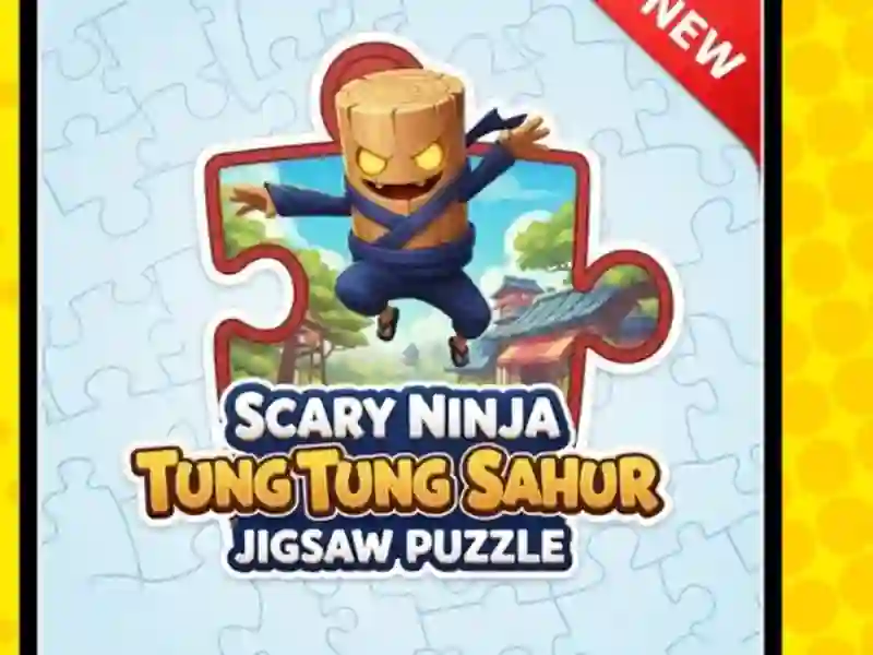 Scary Ninja Tung Tung Sahur Jigsaw Puzzle