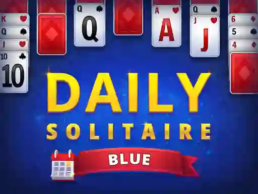Daily Solitaire Blue — free online game