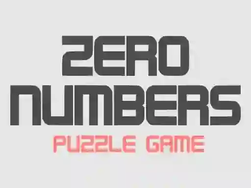 खेल Zero Numbers Puzzle Game ऑनलाइन