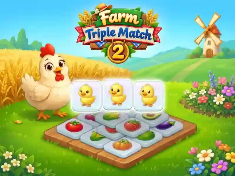 Logħba Farm Triple Match 2 onlajn