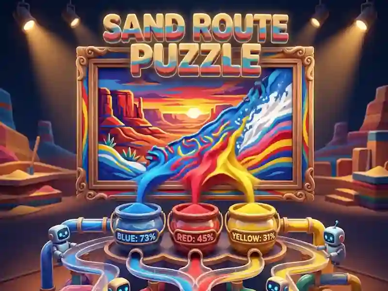 Hra Sand Route Puzzle