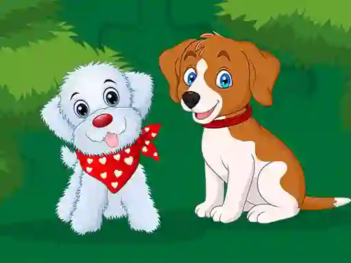 游戏Cute Puppies Jigsaw在线