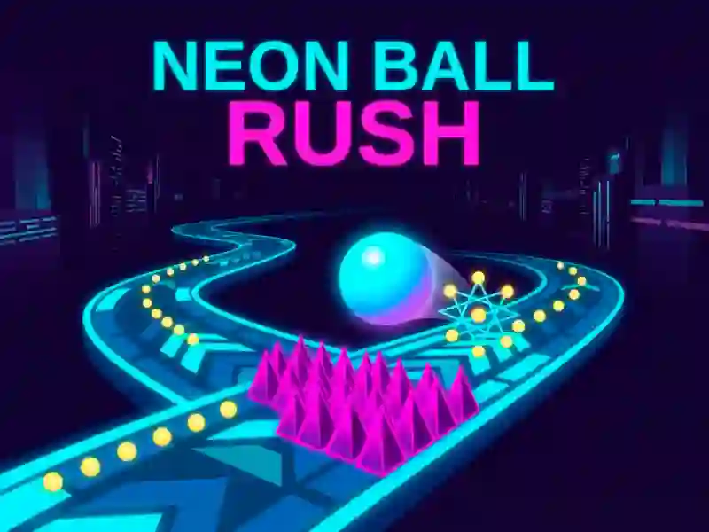 Neon Ball Rush — безплатна онлайн игра