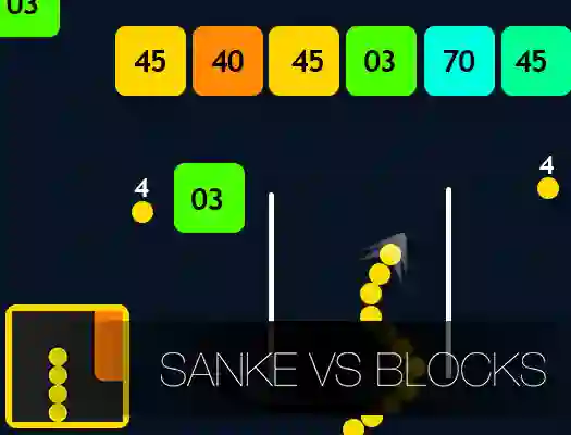 Snake vs Blocks  — لعبة مجانية اون لاين