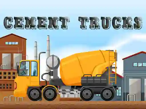 Cement Trucks Hidden Objects — free online game