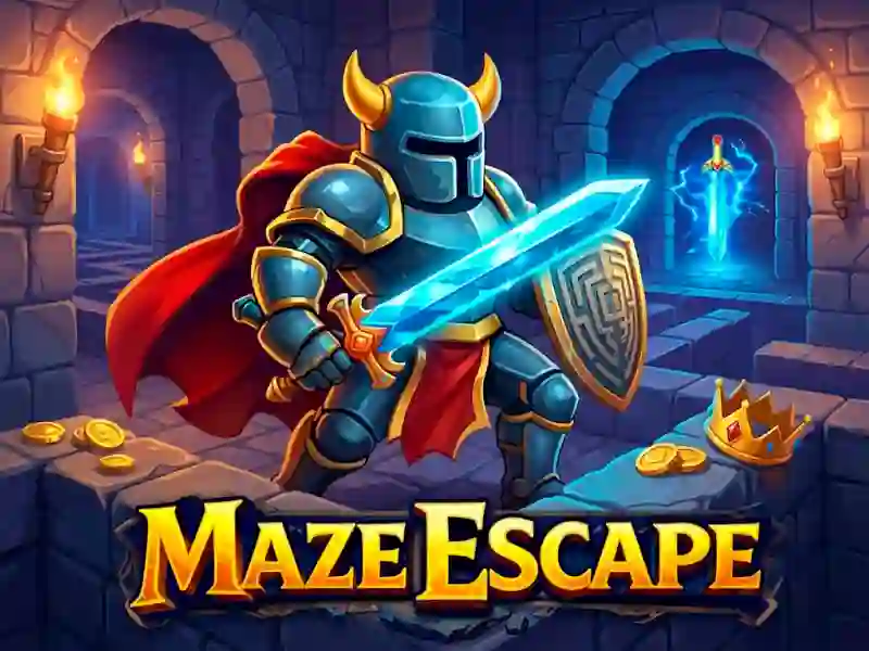 Maze Escape — bezmaksas tiešsaistes spēle