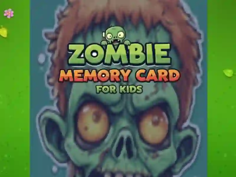 Zombie Memory Card For Kids