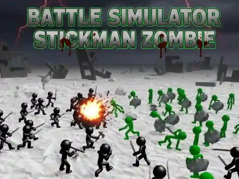 Battle Simulator Stickman Zombie