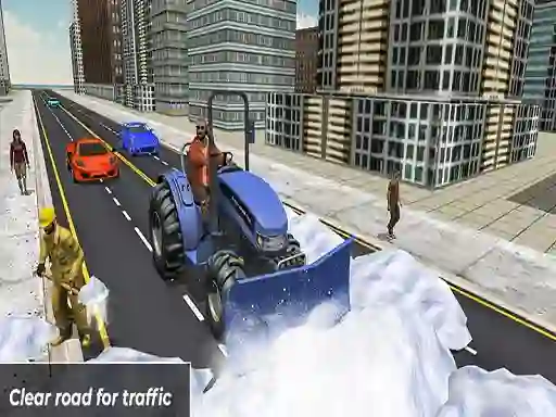 Grand Snow Clean Road Driving Simulator — free online game