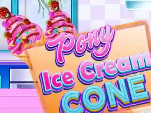 Игра Pony Ice Cream Cone онлајн