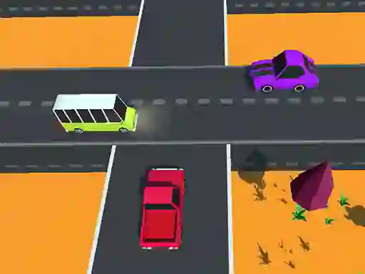 Highway Cross Crazzy Traffic  — free online game
