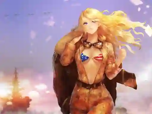 Cluiche Girl Soldiers Puzzle ar líne