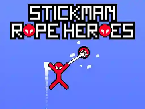 Stickman Rope Heroes — free online game