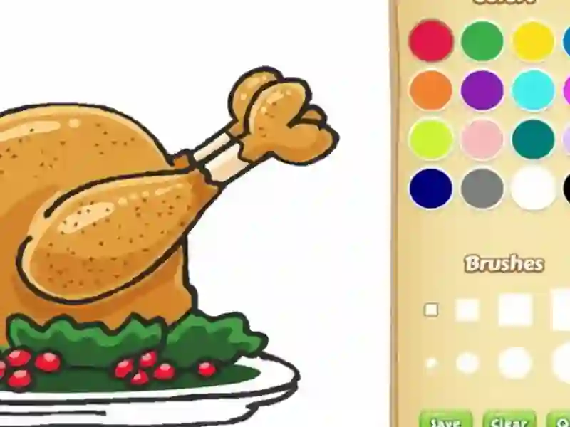 Food Coloring Book For Kids