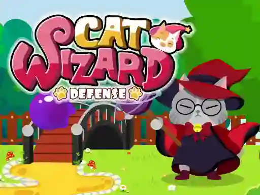 Cat Wizard Defense — free online game