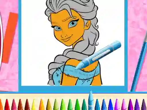The Princess Sisters Coloring — free online game
