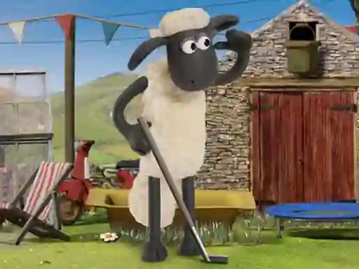 Shaun The Sheep Baahmy Golf — free online game