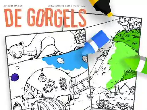 Coloring Gorgels — free online game