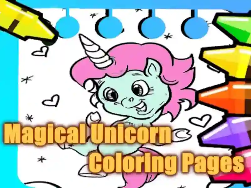 Magical Unicorn Coloring Pages Magical Unicorn Coloring Pages