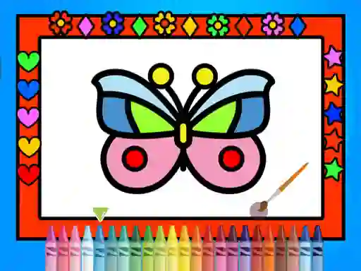 Color and Decorate Butterflies — free online game