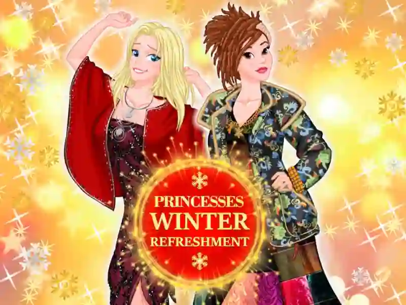 Igra Princesses winter refreshment online