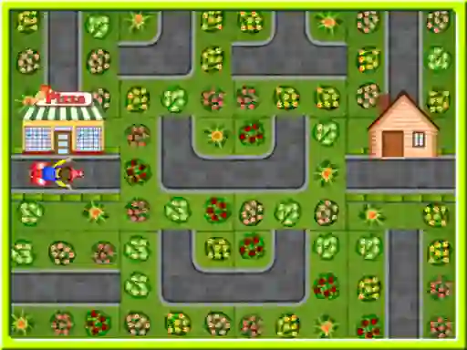 Pizza Delivery Puzzles — free online game